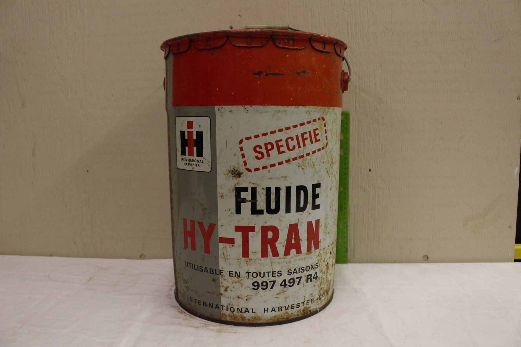 International Harvester HyTran Fluid Pail (5 Gallons)(Emptied)