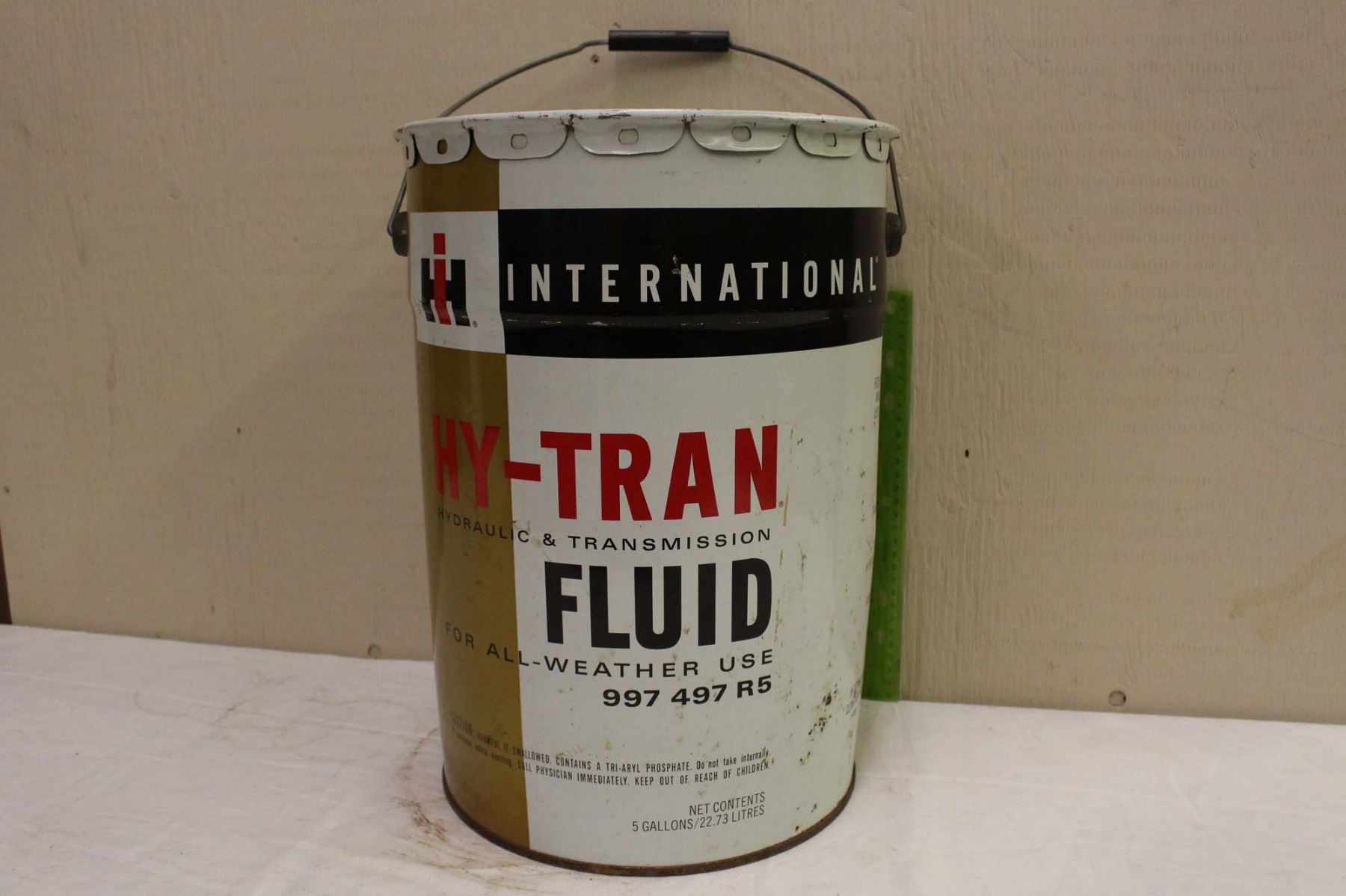 International Harvester HyTran Fluid Pail (5 Gallons)(Emptied)