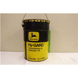 John Deere Hy-Gard Transmission&Hydraulic Oil Pail (5 Gallons)(Emptied)