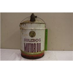 Eaton’s of Canada Bulldog Motor Oil Pail (5 Gallons)(Emptied)
