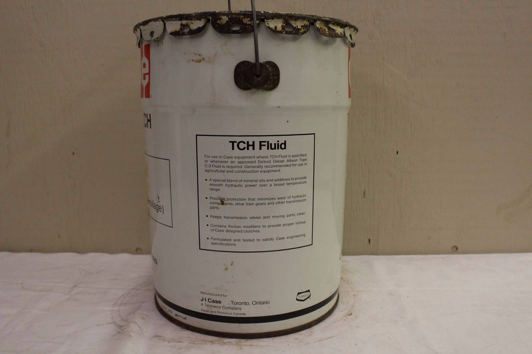 Case TCH Fluid Pail (20Ltrs)(Emptied)