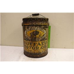 Buffalo Motor Oil Pail