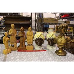 Lot of People Related Sculptures