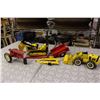 Image 1 : Toy Tractors& Trailers (Tonka, Tru Scale)