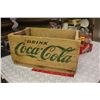 Image 2 : Coco-Cola Wooden Crate(20”x12”x10”)& Bottles