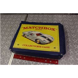 “Matchbox” Series Collector’s Case w/Assorted Toy Vehicles