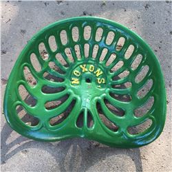 Cast Iron Implement Seat NOXONS' (one small crack)