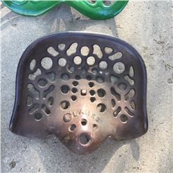 Cast Iron Implement Seat CLARKS (no cracks)