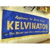 Image 1 : Vintage 96” x 34” Kelvinator Appliance Banner