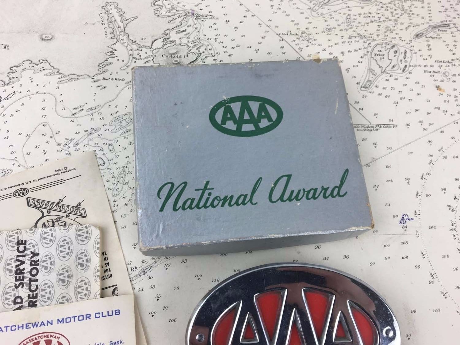 1953 CAA - AAA National Award In Box - Bodnarus Auctioneering