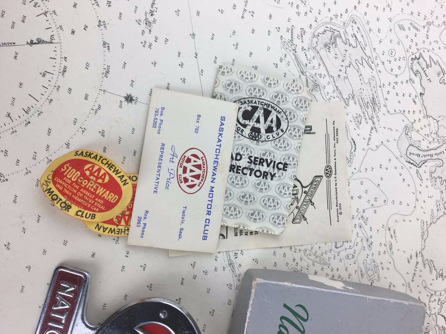 1953 CAA - AAA National Award In Box - Bodnarus Auctioneering