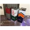 Image 6 : Lot 1 Gallon Oil Cans (3) (Esso, BA, Gulf)