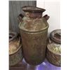 Image 3 : Lot Antique Farm Cream Cans 28" & 16" (3)