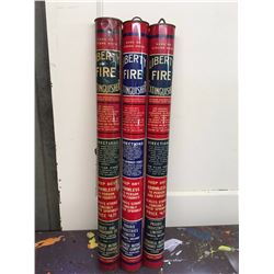 Lot Vintage Liberty Fire Extinguishers (3)