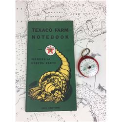 1958 Texaco Farm Notebook & Key Chain