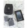 Image 1 : Lot Zippo lighters (2) Leather Case, one is Pall Mall
