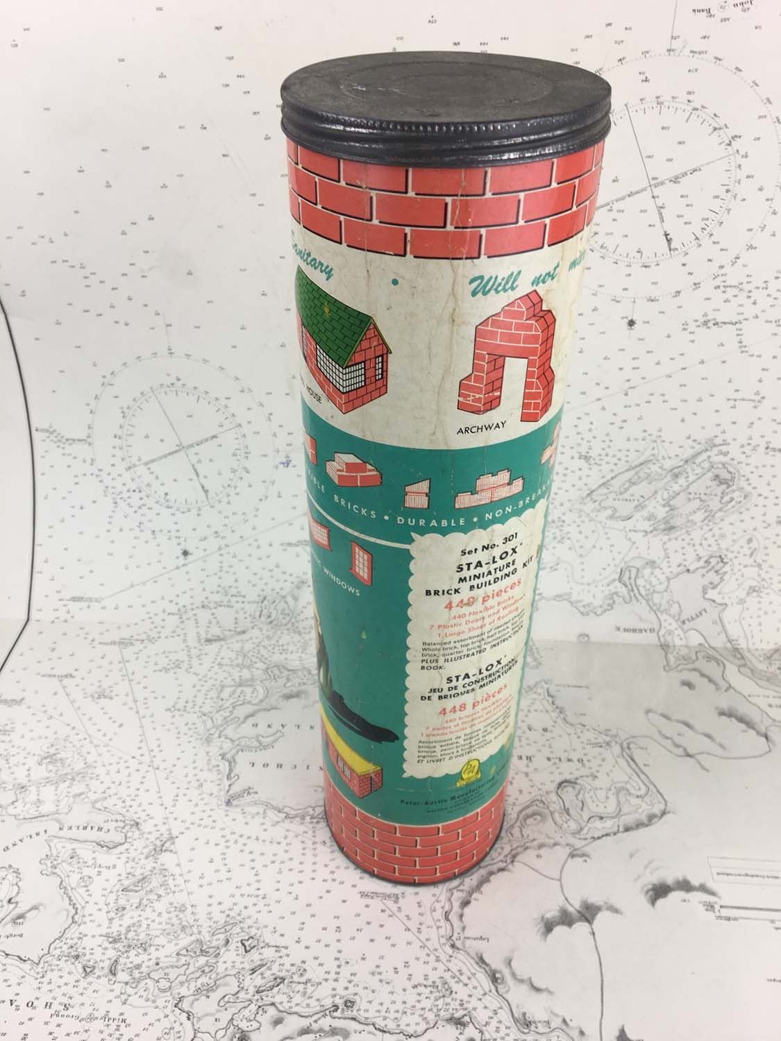 STA-LOX Building Bricks Vintage Toy FULL