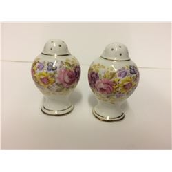 1 PAIR ROYAL ALBERT SALT AND PEPPER SHAKERS SERENA