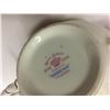 Image 3 : ROYAL ALBERT DOUBLE HANDLE CREAM SOUP BOWL AND PLATE SERENA