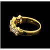 Image 3 : 14KT Yellow Gold 1.62 ctw Diamond Ring