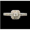 Image 2 : 0.50 ctw Diamond Ring - 10KT White Gold