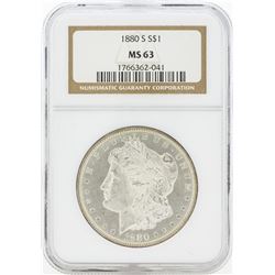 1880-S MS63 NGC Morgan Silver Dollar