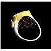 Image 3 : Crayola 10.90 ctw Garnet Ring - .925 Silver