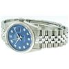 Image 3 : Rolex Stainless Steel Diamond DateJust Men's Watch