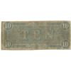 Image 2 : 1864 $10 The Confederate States of America Note T-68 CC