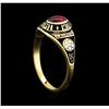 Image 4 : Mater Dei High School Ruby Ring - 10KT Yellow Gold