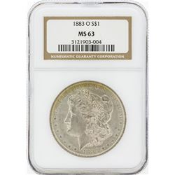 1883-O MS63 NGC Morgan Silver Dollar