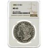 Image 1 : 1882-O NGC MS63 Morgan Silver Dollar