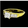 Image 1 : 0.87 ctw Diamond Ring - 18KT Yellow Gold