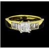 Image 2 : 0.87 ctw Diamond Ring - 18KT Yellow Gold