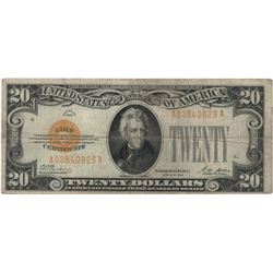 1928 $20 Fine Legal Tender Bank Note