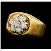 Image 1 : 1.00 ctw Diamond Ring - 14KT Yellow And White Gold