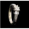 Image 4 : 1.09 ctw Diamond Ring - 14KT White Gold