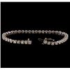 Image 3 : 14KT White Gold 2.23 ctw Diamond Tennis Bracelet
