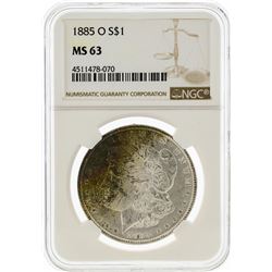 1885-O NGC MS63 Morgan Silver Dollar