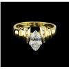 Image 2 : 1.20 ctw Diamond Ring - 14KT Yellow Gold