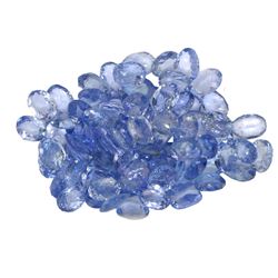 17.67 ctw Oval Mixed Tanzanite Parcel