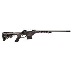 Savage 22638 10BA Stealth Bolt 6.5 Creedmoor 24" 10+1 Synthetic/Aluminum Chassis Black Stk Black
