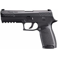 Sig 320F9BSS P320 Full Size DAO Striker 9mm 4.7" 17+1 NS Poly Grip/Frm Blk