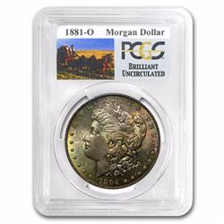1881-O RARE Stage Coach Series Morgan Silver Dollar BU PCGS Graded in slab