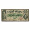 Image 1 : 1862 $5.00 Legal Tender Alexander Hamilton XF, RARE FIND CIVIL WAR NOTE!