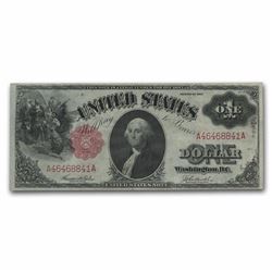 1917 $1.00 Legal Tender George Washington AU