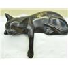 Image 1 : Vanderveen Desk Top Adorable Cat Bronze Sculpture