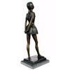 Image 6 : Ballerina Bronze Sculpture on black marble base