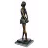 Image 8 : Ballerina Bronze Sculpture on black marble base