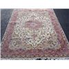 Image 1 : Silk blend baby lamb's wool pile Tabriz Rug